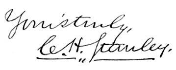 signature of Charles H. Stanley
