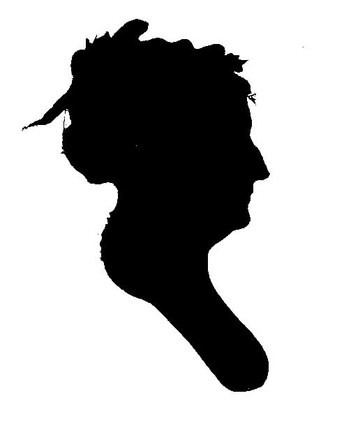Silhouette of Henrietta Margaret Hill Ogle, City of Bowie Museums
