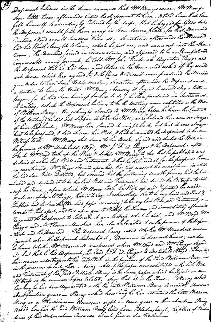 see text next page for deposition of John Steuart
