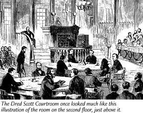 "Dred Scott Room" - courtroom in 1904