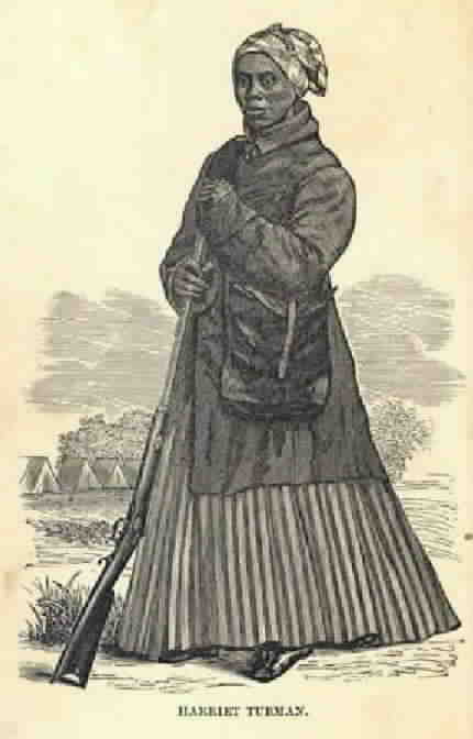 frontice piece from Sarah Bradford's Scenes in the Life of Harriet Tubman (1869)