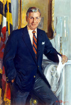 Painting: Harry Hughes by William Draper