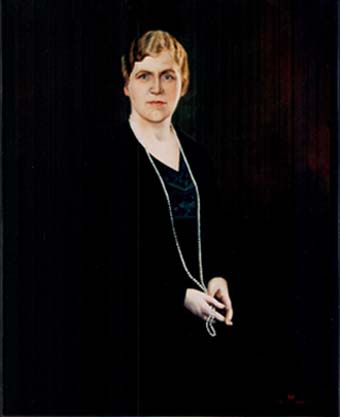 Painting: Mary Risteau by Underwood Haderwood