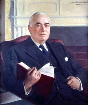 Painting: Harry W. Nice by Hans Schlereth