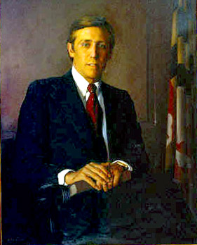 Painting: Steny Hoyer by Peter Egeli