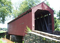 [photo, Loy's Station Covered Bridge, Owens Creek (Frederick County), Maryland]
