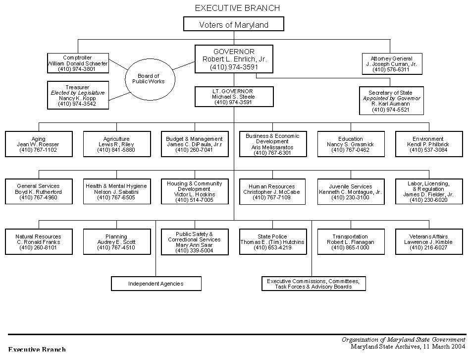 Executive Branch Flow Chart