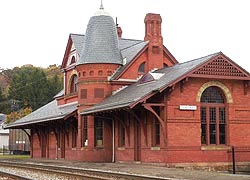 [photo, Baltimore & Ohio Railroad Station Museum, 117 East Liberty St., Oakland, Maryland]