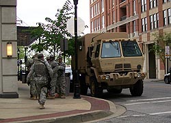 [photo, Maryland National Guard, Inner Harbor, Baltimore, Maryland]