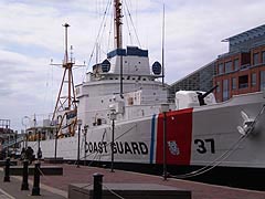 [photo, U.S. Coast Guard Cutter Taney, no. 37, (last surviving warship from attack on Pearl Harbor), Pratt St. (near Market Place), Baltimore, Maryland.]
