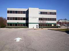 [photo, County Services Plaza, 150 Main St., Prince Frederick, Maryland]