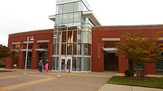 [photo, Wellness and Aquatics Center (Building D), Leonardtown Campus, College of Southern Maryland, Hollywood Road, Leonardtown, Maryland]