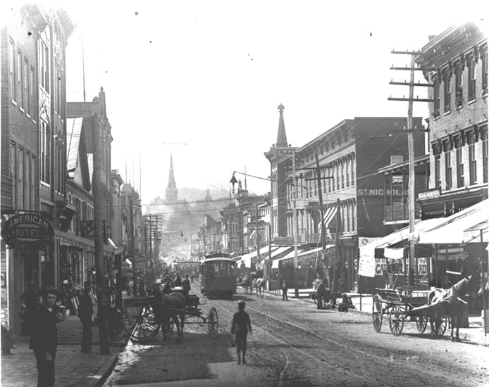 Baltimore Street, Cumberland, MD, 1891