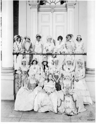 MSA SC 1754-016: Costumed women at the State House