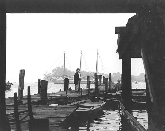 City Dock, Annapolis, 1949