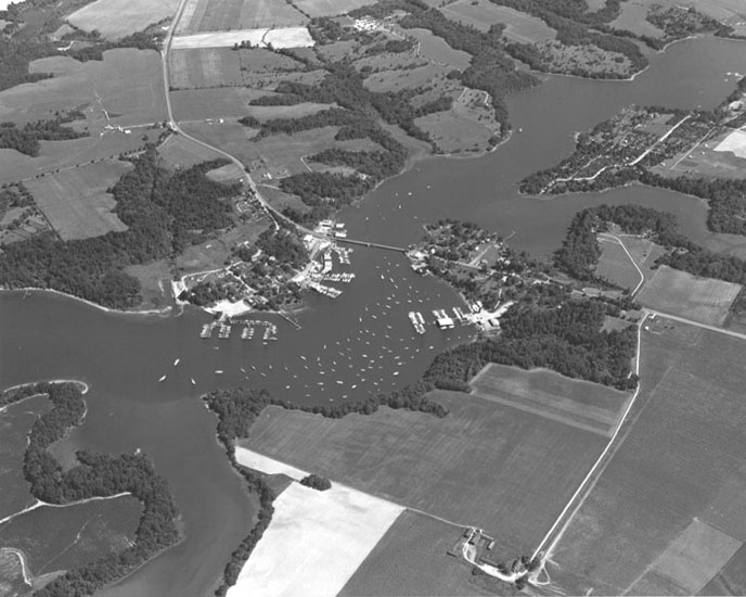 Aerial View of the Sassafras River, 1958
