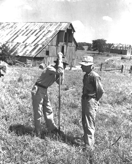 Two farmers, Farmington, Missouri, 1941