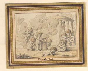 Putti at Temples or Putti at the Altar of Love 