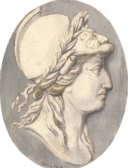 Head of Minerva in Profile 