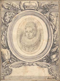 artouche for Framing an Earlier Portrait of a Woman