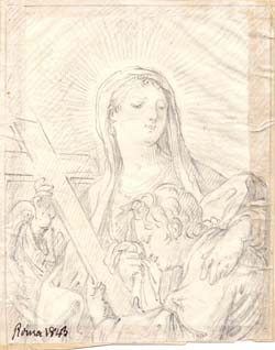 The Madonna with a Weeping Youth 