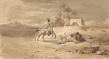 A Horseman in the Desert 