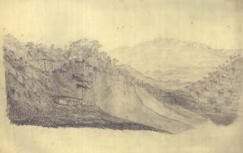 Asia Minor: Lycia, Hilly landscape with trees
