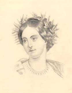 Portrait of a Woman with a Laurel Wreath on her Hair 