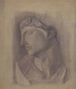 Study of a Classical Marble Bust