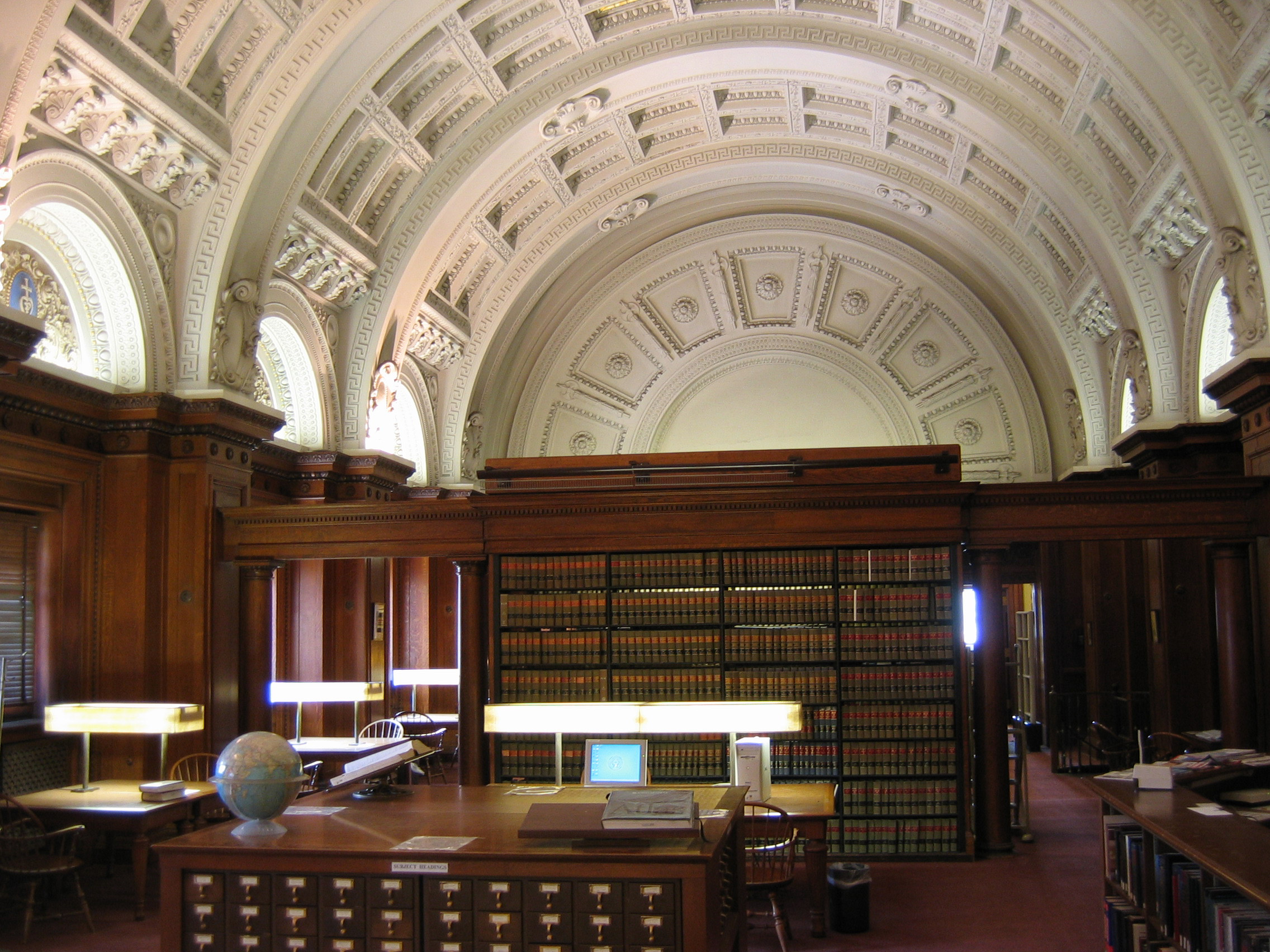 Interior of Baltimore Bar Library