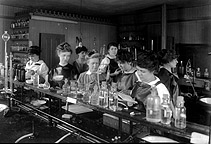 Chemistry class, Hood College, Frederick