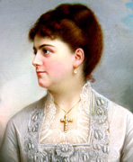 Pastel of Mary Ridgely Preston Brown
