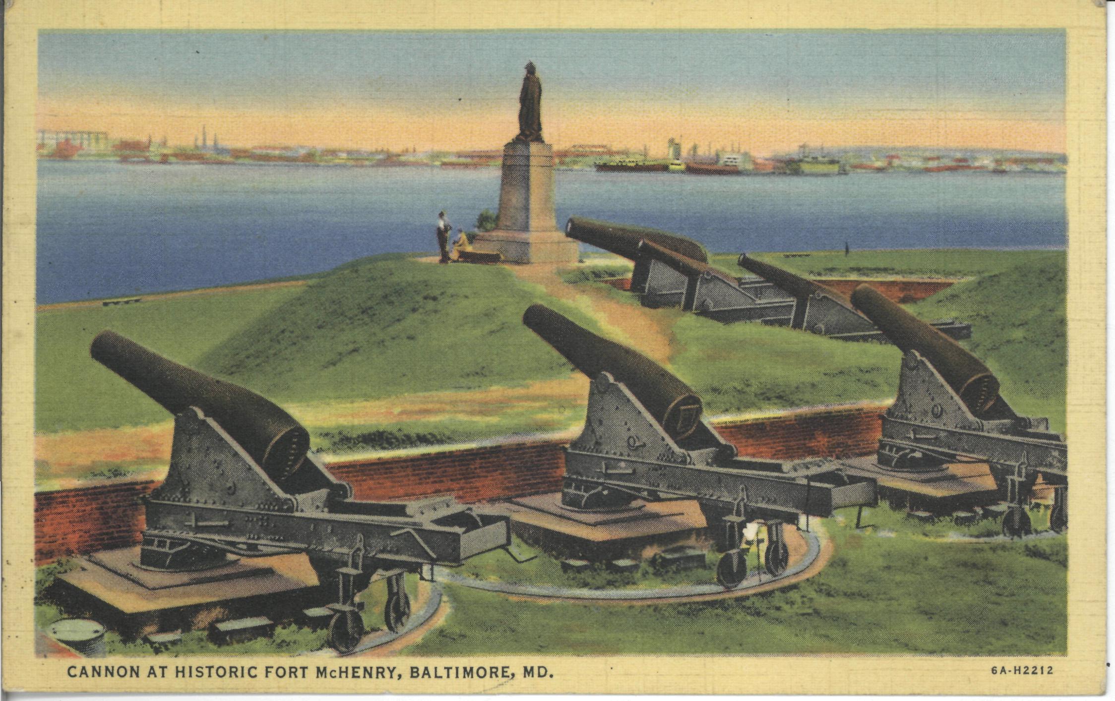 Postcard of Fort McHenry, circa 1940.