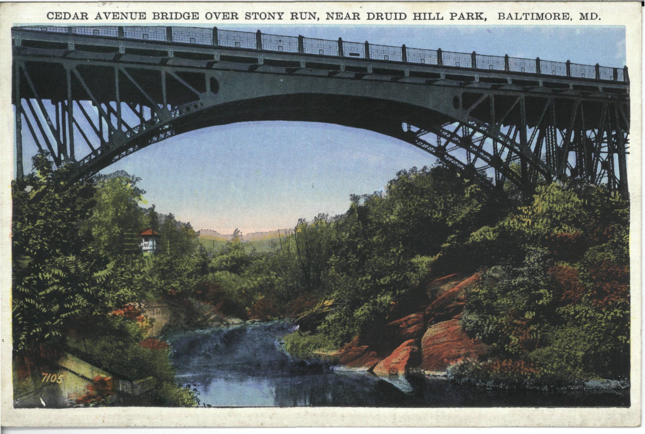 Postcard of Cedar Avenue Bridge