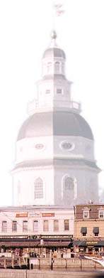 Annapolis waterfront/state house