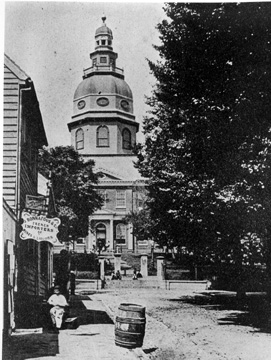 State House, ca. 1860, [MSA SC 985-12], i002999a