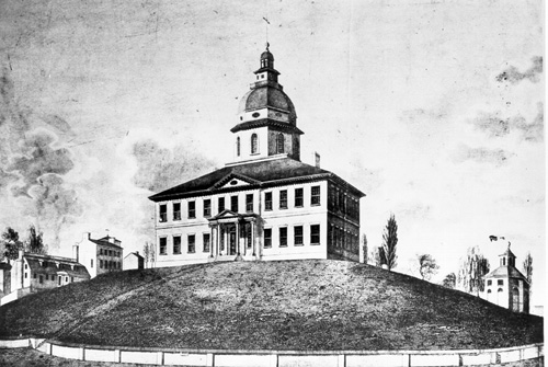 State House, ca. 1821 [MSA SC 1796-a-236], i003006a