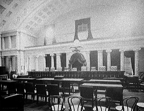 Supreme Court Room, the Capitol, Washington, D.C. 1902.