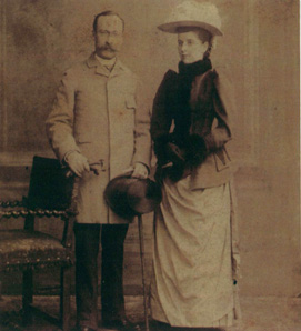 Mr. and Mrs. Charles E. Trail, Mathias' great-grandparents