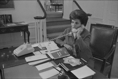 Judy Agew in her office