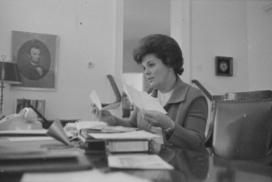 Judy Agnew in her office