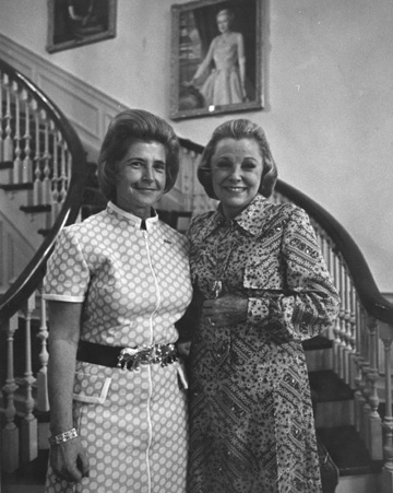 Barbara Mandel and actress June Allyson