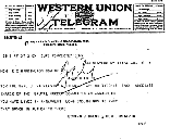 Telegram from Mr. Edward J. Owens