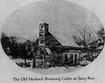 Meshach Browning cabin