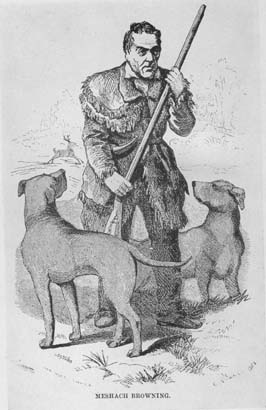 Mesach Browning with his dogs