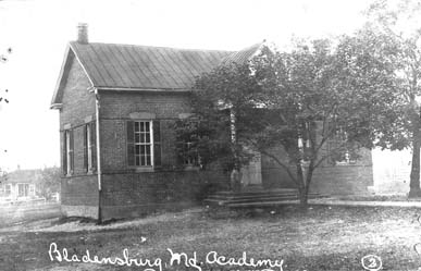 photograph of the Bladensburg Academy, MSA SC 4885-1-82