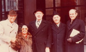 [Alger Hiss, Fairbanks, and friends]
