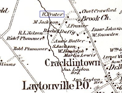 Hopkins, G. M. Atlas of Fifteen Miles Around Washington Including the County of Montgomery, Maryland, 1879. Philadelphia, PA: F. Bourquin, 1879. Page 22.
