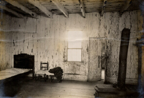 Interior of African American building, Worcester County Almshouse, 1908, MSA S 195-09