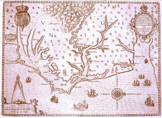 America Pars, Nunc Virginia Dicta...  John White, 1590, MSA 1399-1-207